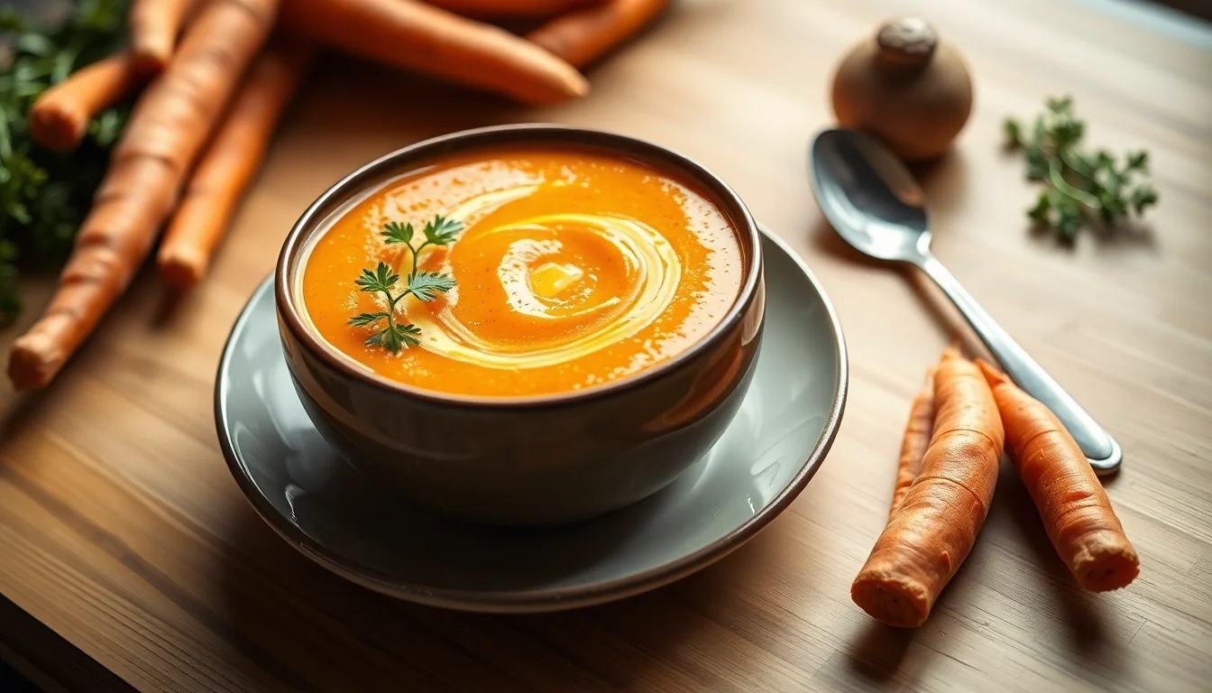 Gulrotsuppe med ingefær