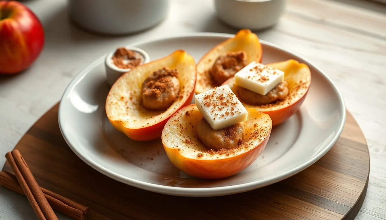 Eplebåter med kanelsmør